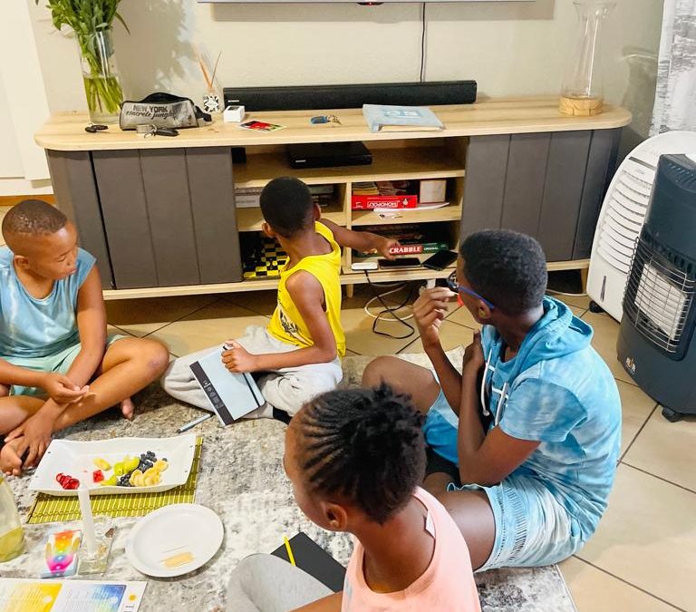 In-house journaling Session with Preteens on Oct 2022